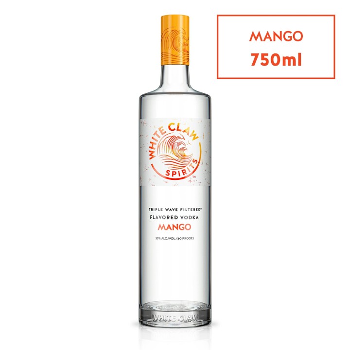 White Claw Spirits Mango Flavored Vodka - 750ml Bottle