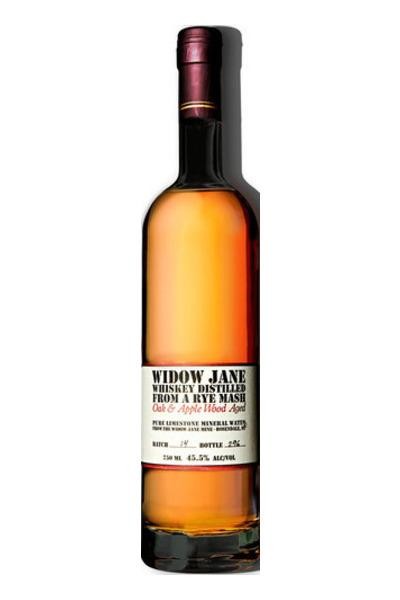 Widow Jane Bourbon & Rye Mash Oak & Apple Wood Aged Whiskey Gift Set - 2x 375ml Bottles