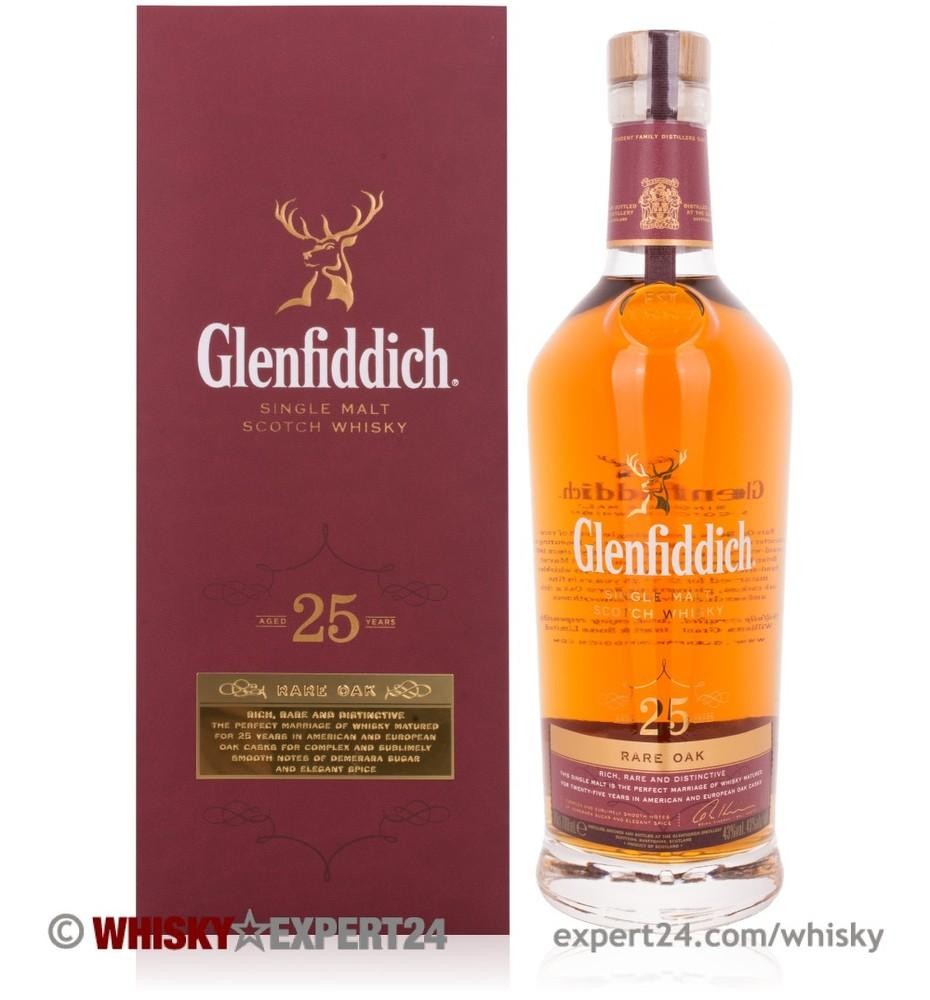 Glenfiddich 25 Ans 0,7 L 43 %