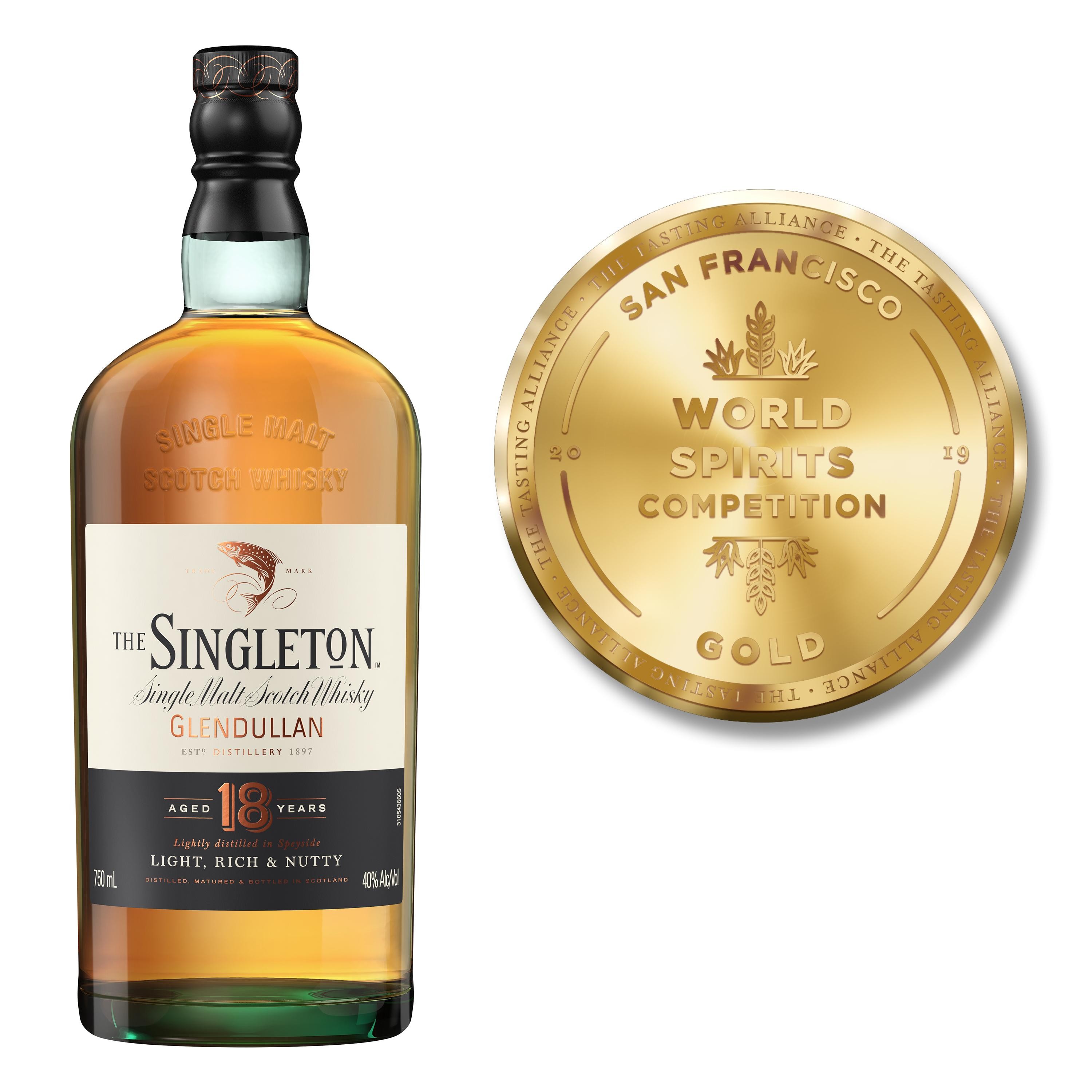 The Singleton of Glendullan 18 Year Single Malt Whiskey - 750ml Bottle