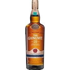 The Glenlivet 86 Proof Single Malt 25 Year Old Scotch Whisky Bottle (750 ml)