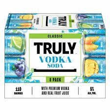 Truly Gluten Free Classic Variety Pack Vodka Soda Cans (12 oz x 8 ct)