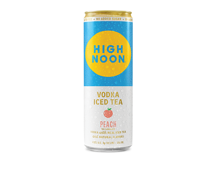 High Noon vodka ice tea peach 355ml 4pk
