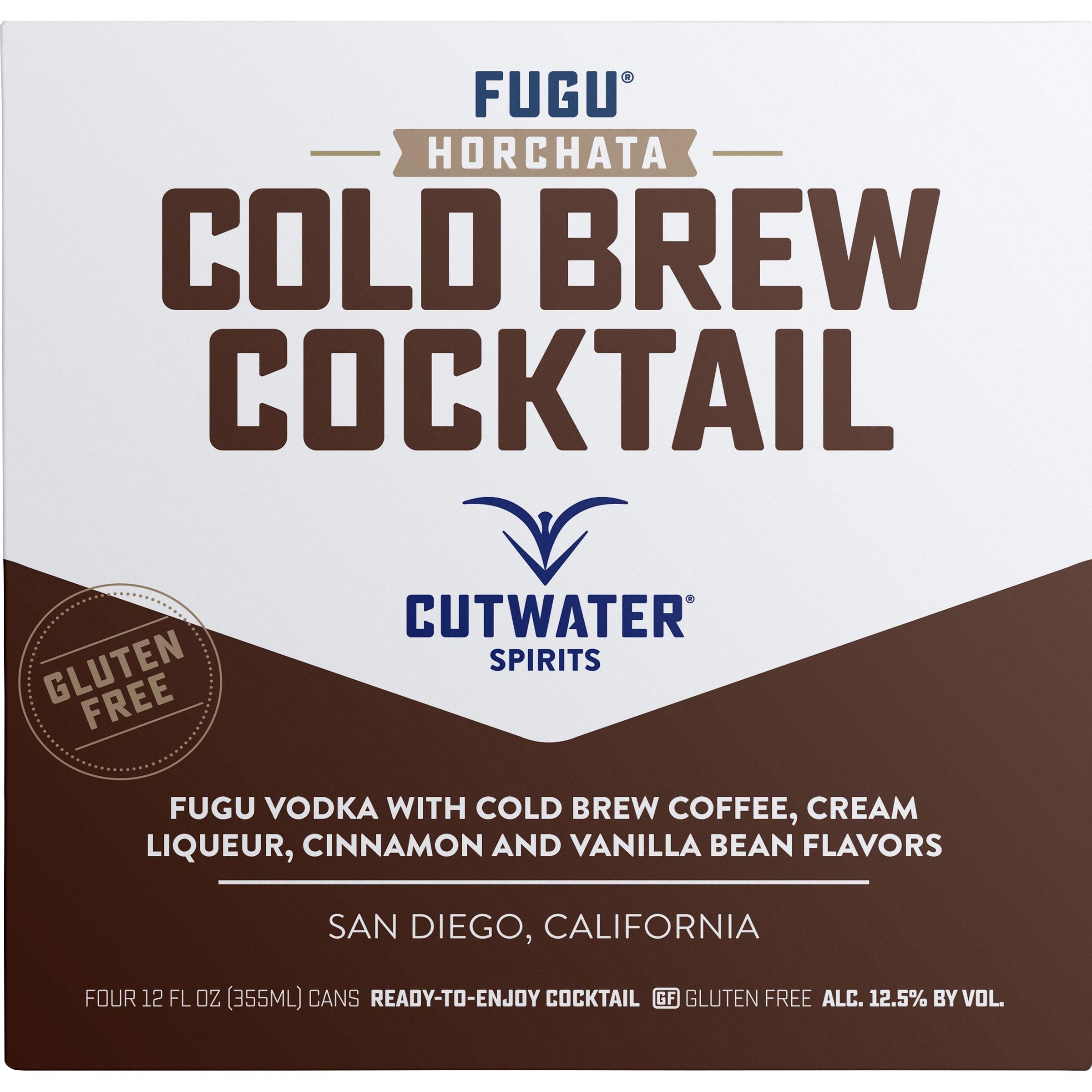 Cutwater Horchata Cold Brew Cocktail 4pk 12oz Can
