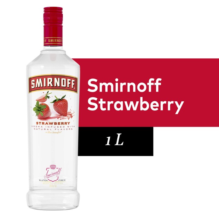 Smirnoff Vodka Strawberry 1.00L