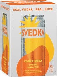 Svedka Mango Pineapple Vodka Soda Cans (355 ml x 4 ct)