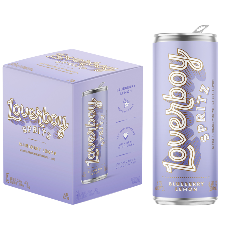 Loverboy Spiritz Blueberry Lemon Ready-to-drink - 4x 250ml Cans
