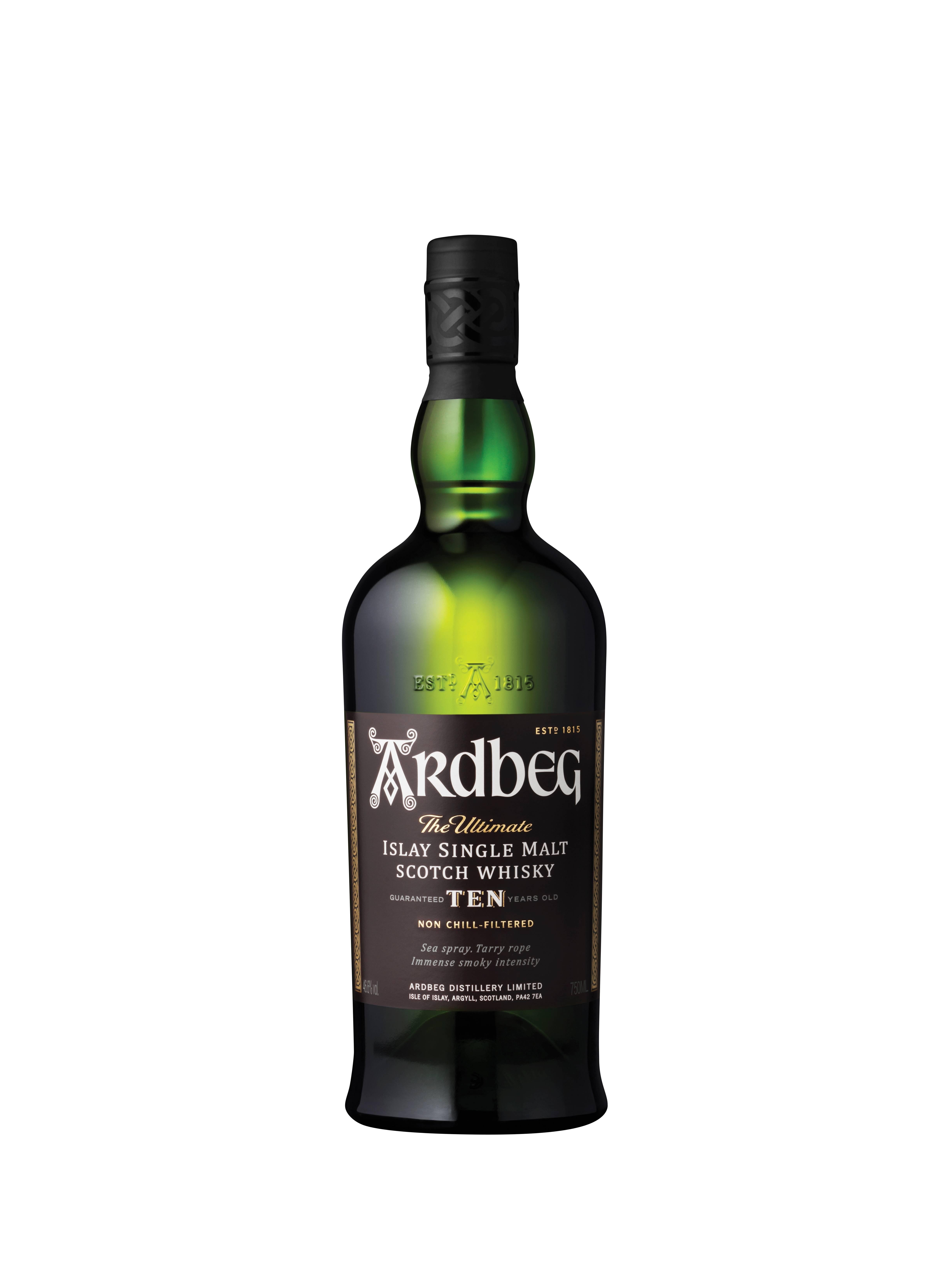 Ardbeg 10 Year Single Malt Scotch Whisky - 750ml Bottle