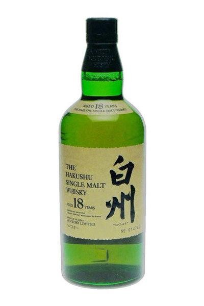 Hakushu 18 Year Old Single Malt Japanese Whisky - 750ml