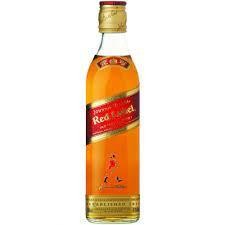 Johnnie Walker Red Label 80 Proof Blended Scotch Whisky Bottle (200 ml)