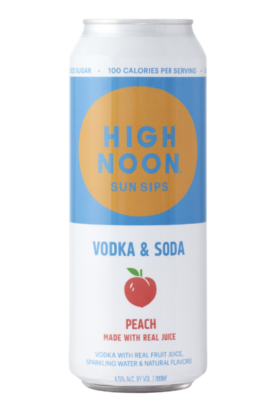High Noon Guava Vodka Hard Seltzer Ready-to-drink - 4x 12oz Cans