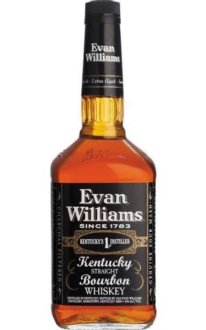 Evan Williams Bourbon Black Label 1.00L