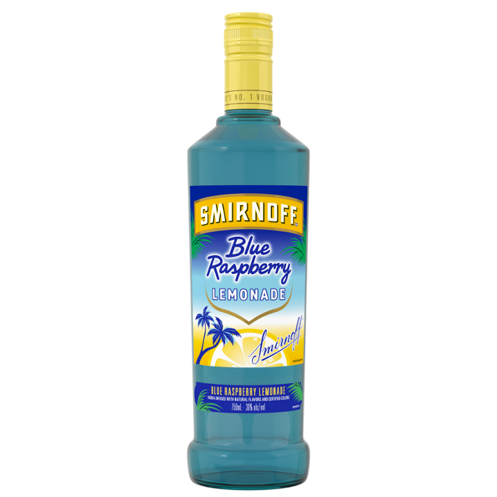 Smirnoff Blue Raspberry Lemonade 750ml