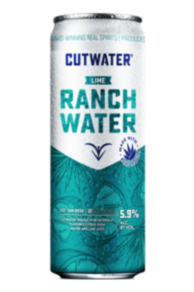 Cutwater Cutwater Lime Ranch Water Margarita Ready-to-drink - 4 Pack 12oz Cans