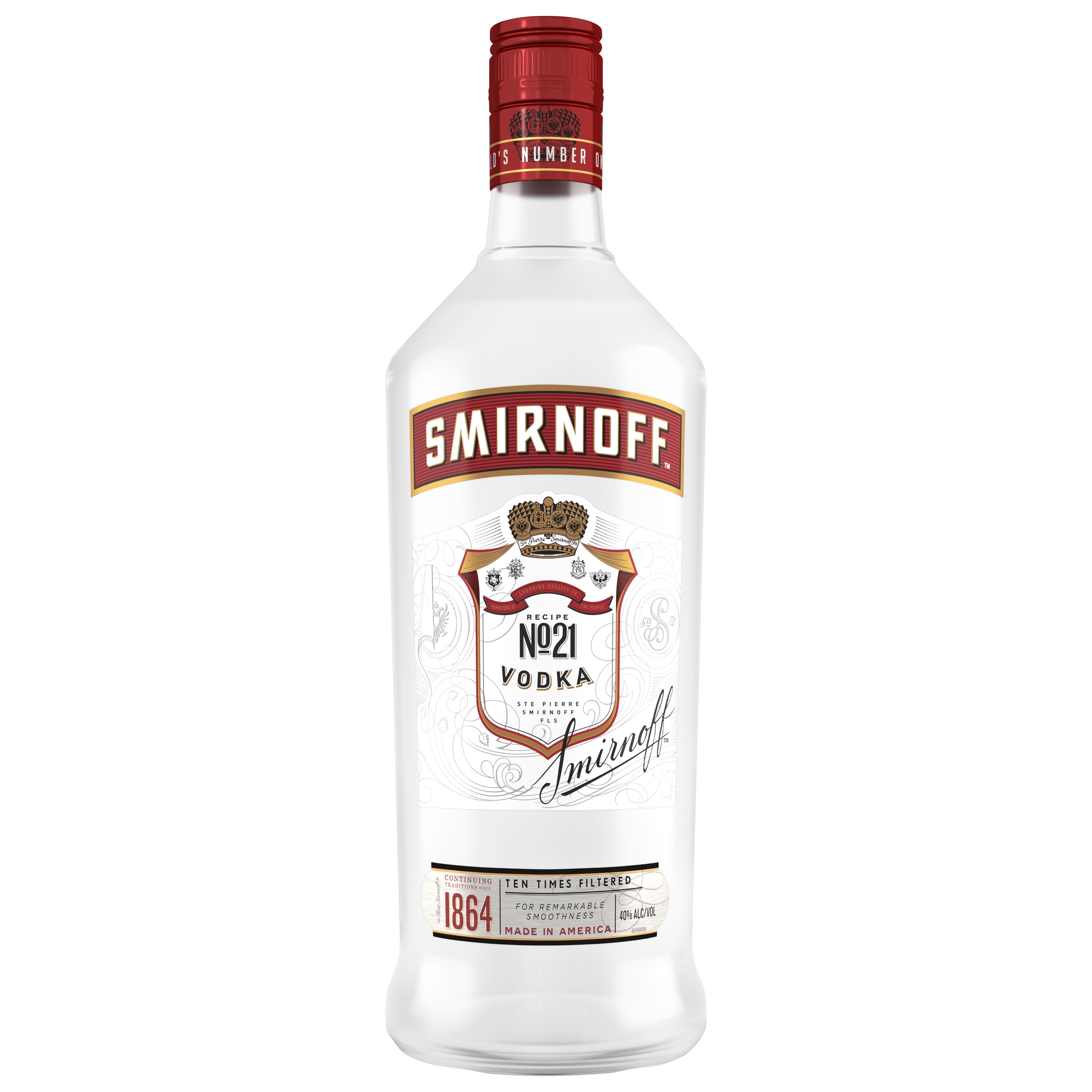 Smirnoff 80 Proof Vodka 1.75L