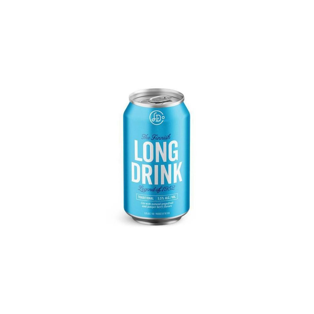 Long Long Drink Traditional - Citrus Soda. Real Liquor. Ready-to-drink - 4pk