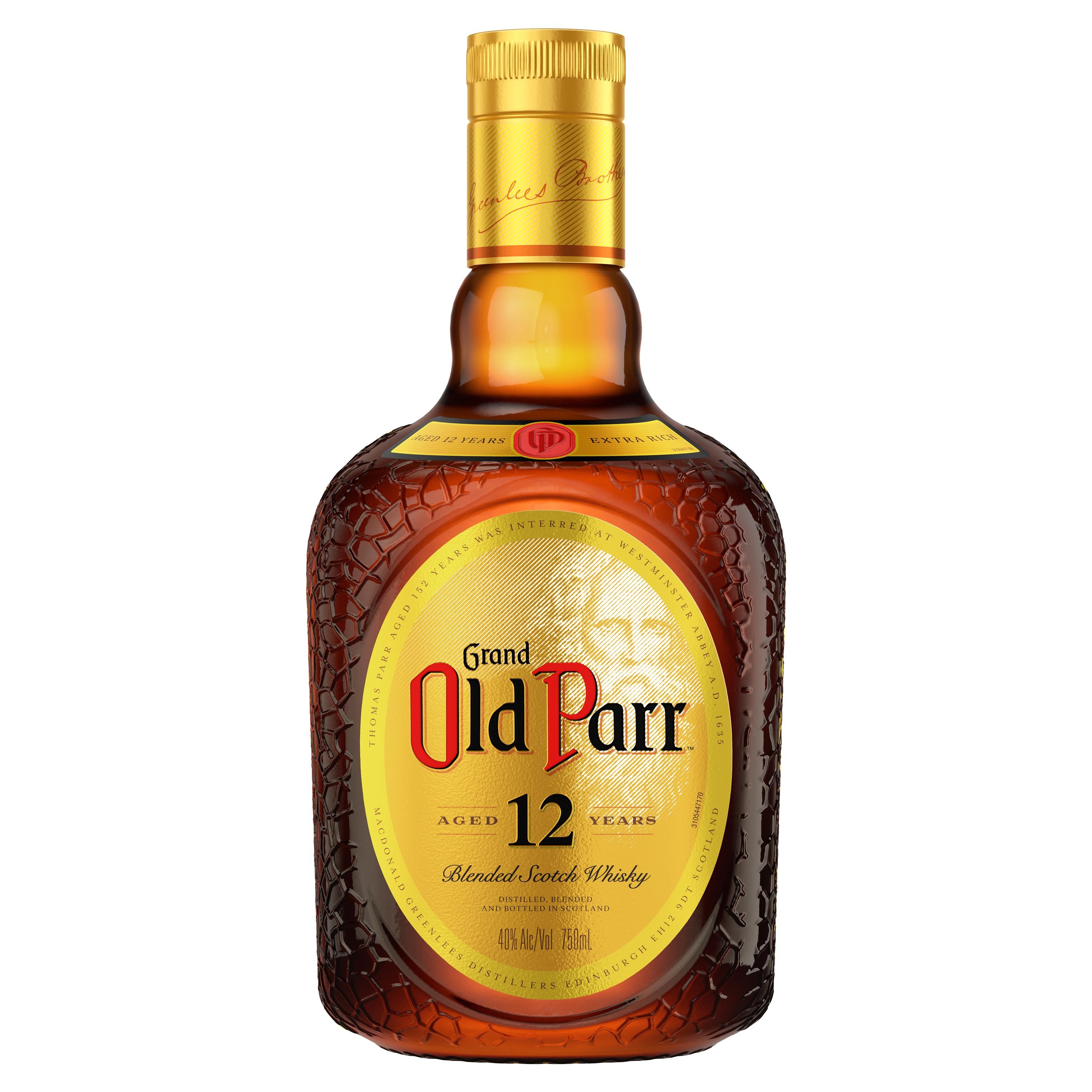 Grand Old Parr Scotch 12 Year 750ml