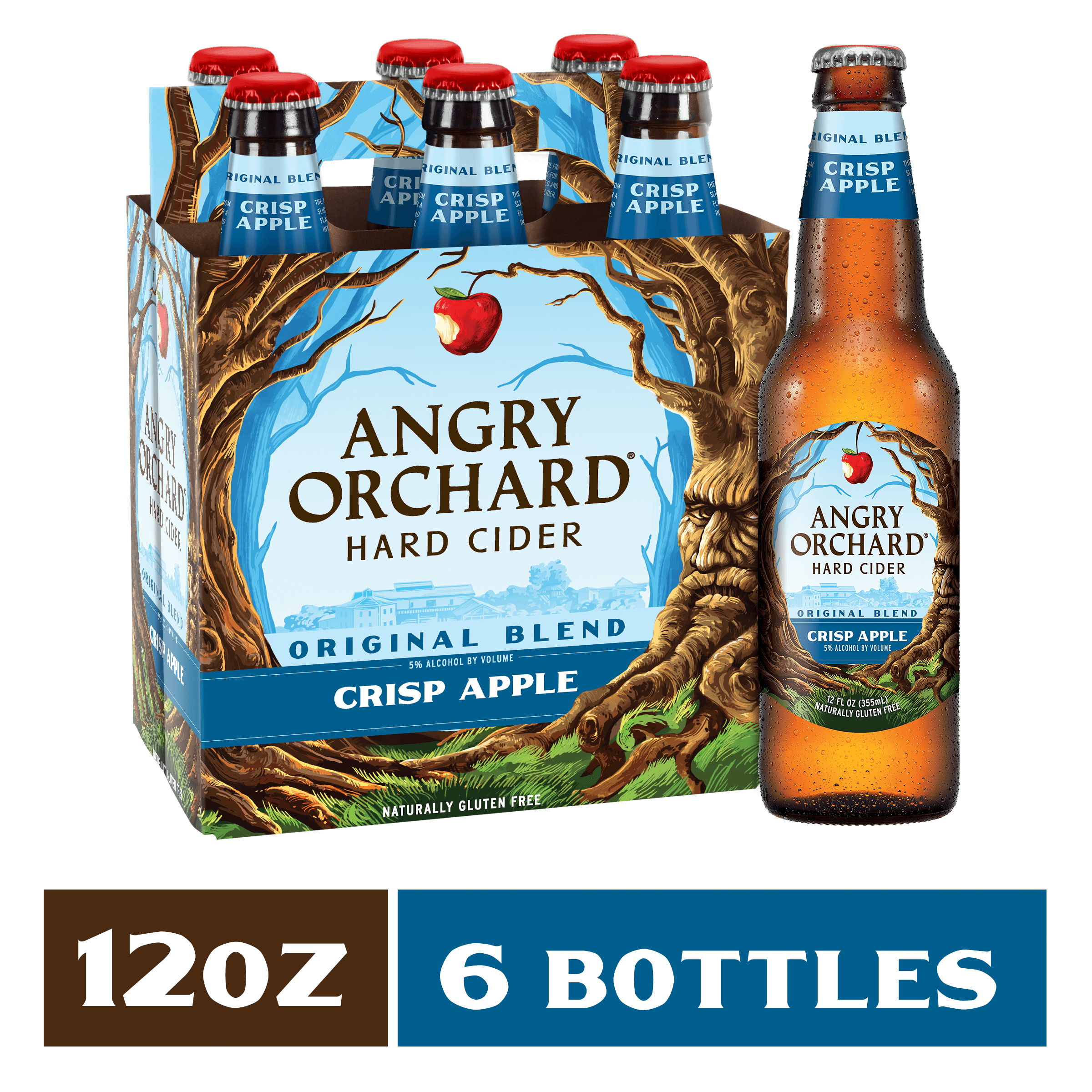 Angry Orchard Hard Cider - 12.0 Oz X 6 Pack