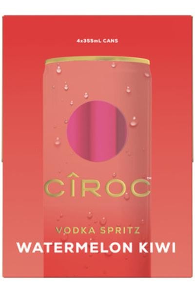 CIROC Vodka Spritz Watermelon Kiwi Ready-to-drink - 4x 12oz Cans