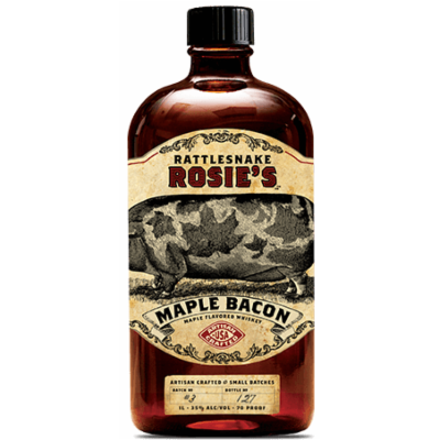 Rattlesnake Rosie's Maple Bacon Whiskey Flavored - 1L Bottle