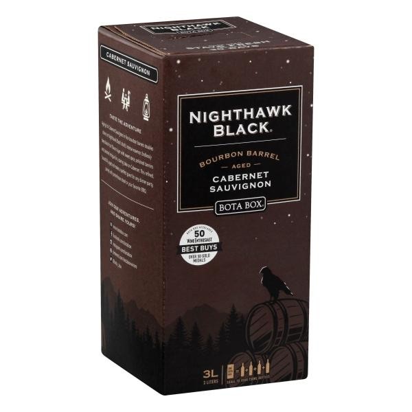Bota Box Nighthawk Black Bourbon Barrel Aged Cabernet Sauvignon Box 3L