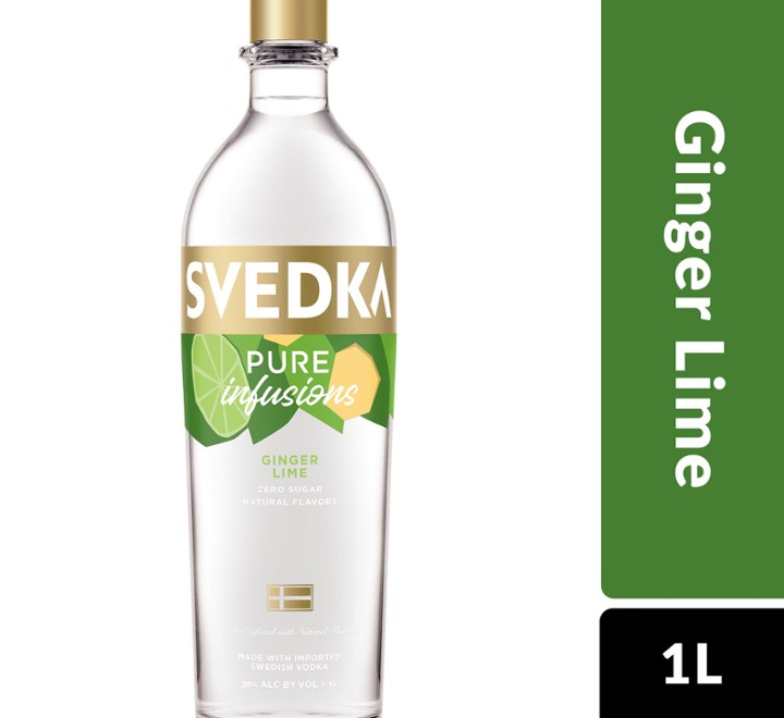Svedka Pure Infusions Ginger Lime Vodka 750ml (70 Proof)