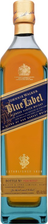 Johnnie Walker Blue Label Blended Scotch Whisky with Gift Box Whiskey