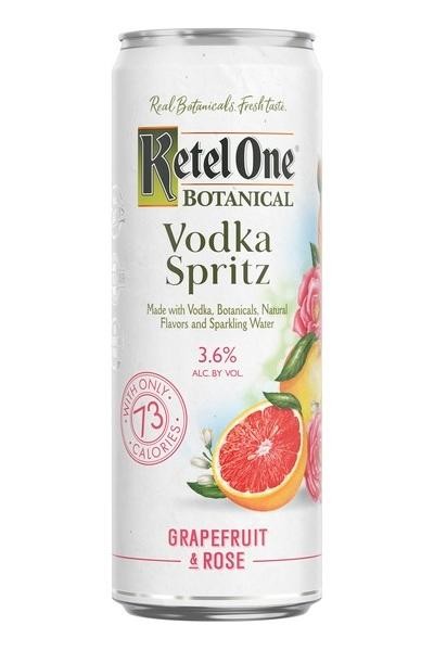 Ketel One Botanical Spritz Grapefruit and Rose 12oz 4pk