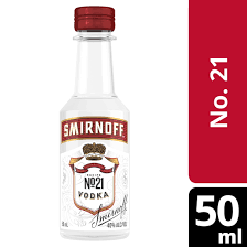 Smirnoff No. 21 80 Proof Vodka Bottle (50 ml)