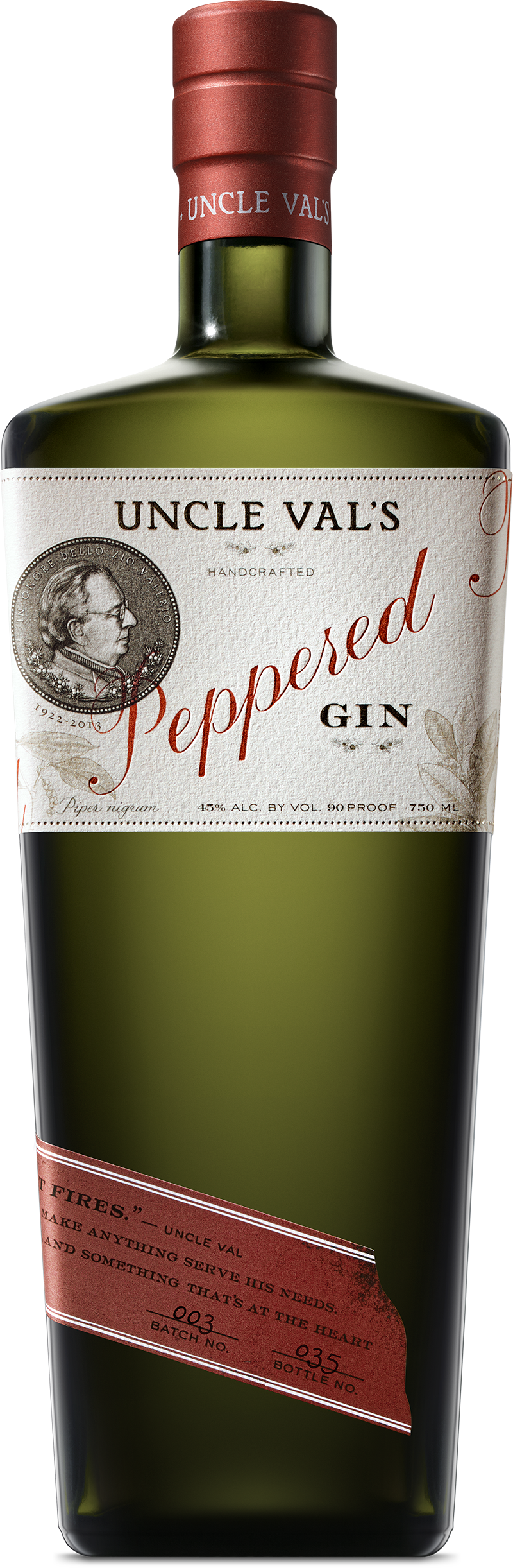 Uncle Val's Gin Peppered 750ml
