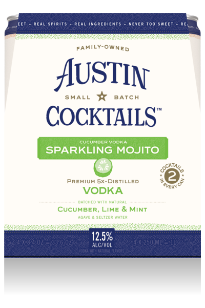 Austin Cocktails Cucumber Mojito RTD Cocktail Cans 12oz