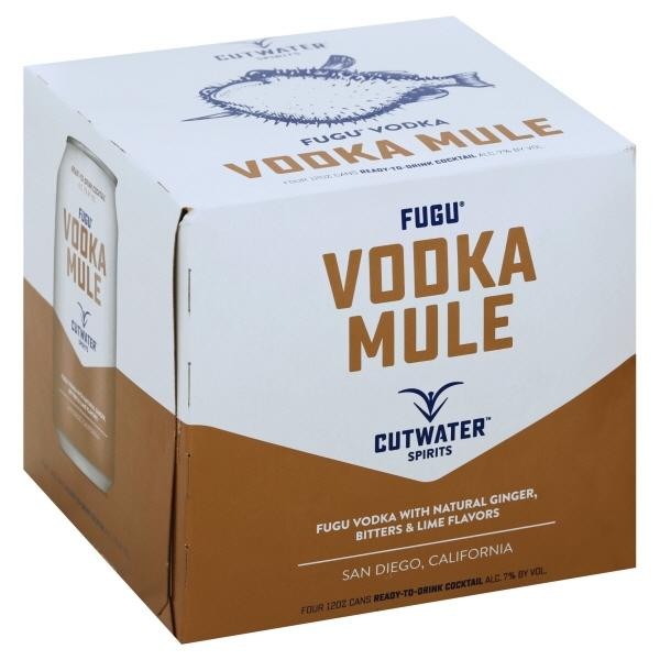 Cutwater Cutwater Vodka Mule Ready-to-drink - 4 Pack 12oz Cans