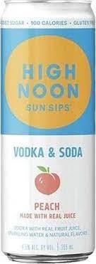 High Noon Sun Sips Peach Vodka Hard Seltzer Can (355 ml)