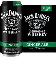 Jack Daniel's Ginger Ale Can (355 ml)4pk