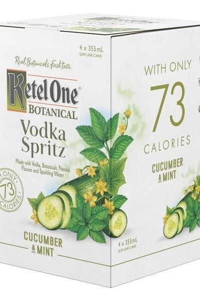 Vodka Spritz Cucumber & Mint | Vodka Soda & Seltzer by Ketel One Botanical | 12oz | Netherlands