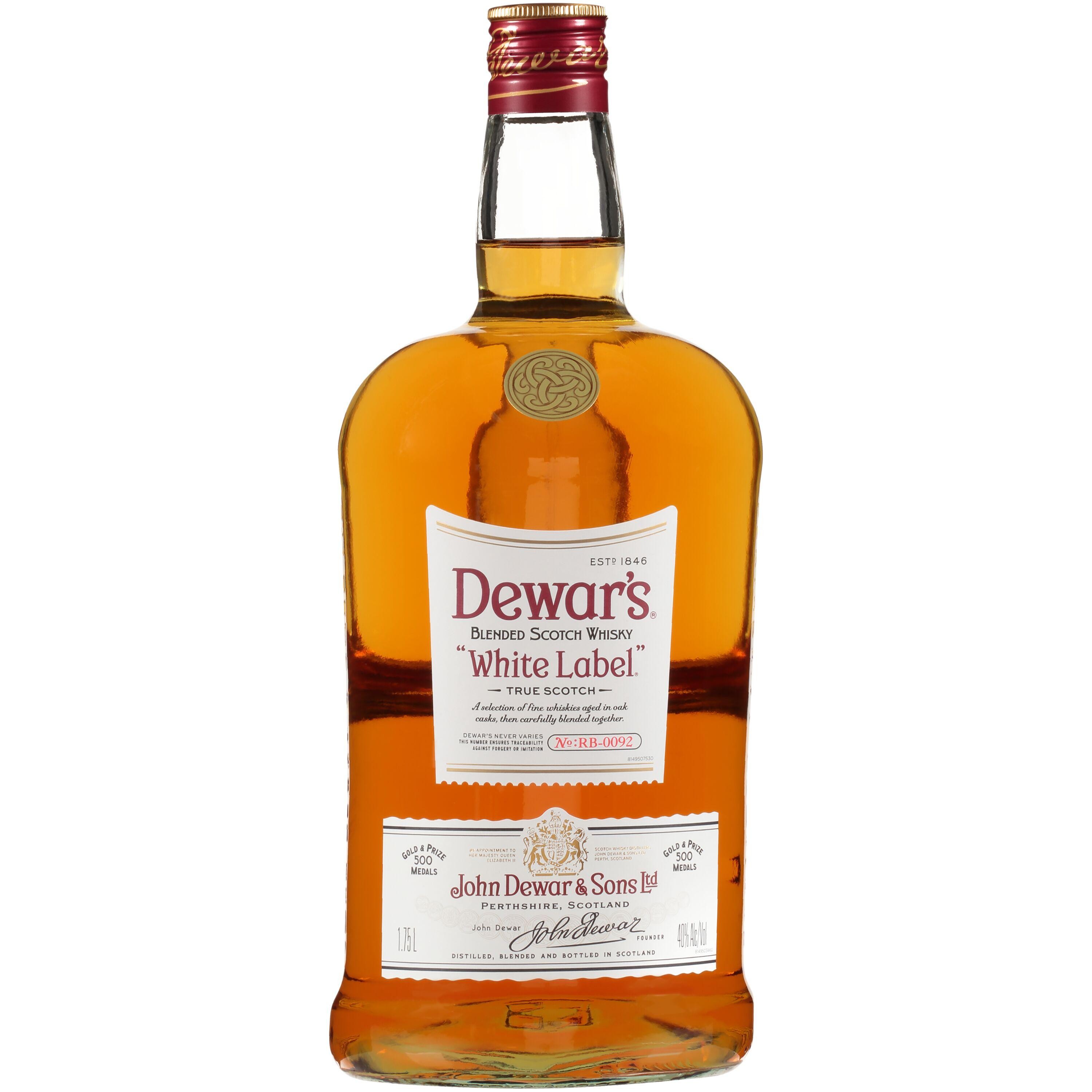 Dewar's White Label Blended Scotch Whisky 1.75L