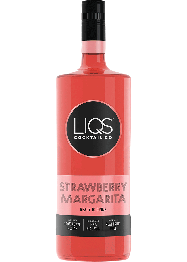 LIQS Cocktail Shot Cocktail Co. Strawberry Margarita Ready to Drink Cocktail Ready-to-drink - 1.5l Bottle