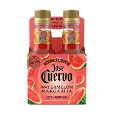 Jose Cuervo Authentic Watermelon RTD Margarita Bottles (200 ml x 4 ct)