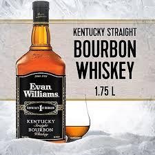 Evan Williams 86 Proof Kentucky Straight Bourbon Whiskey Bottle (1.75 L)