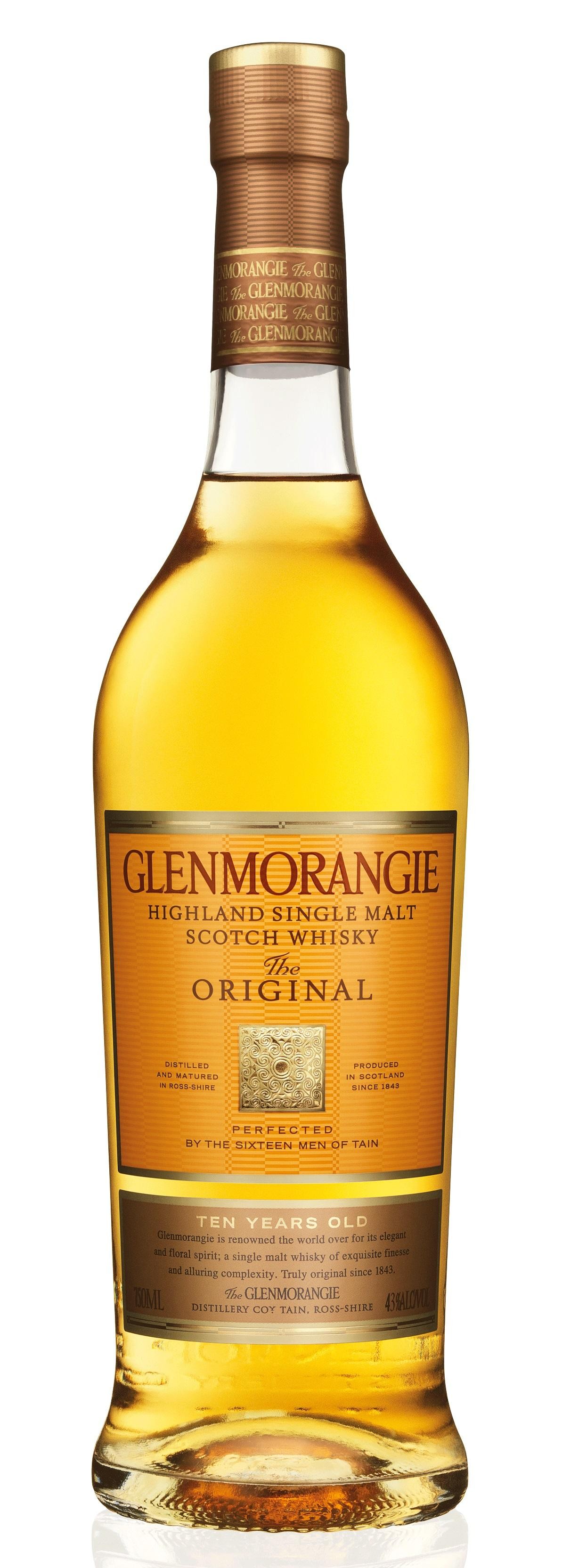 Glenmorangie Original 10 Year Old Single Malt Whisky Scotch - 750ml Bottle