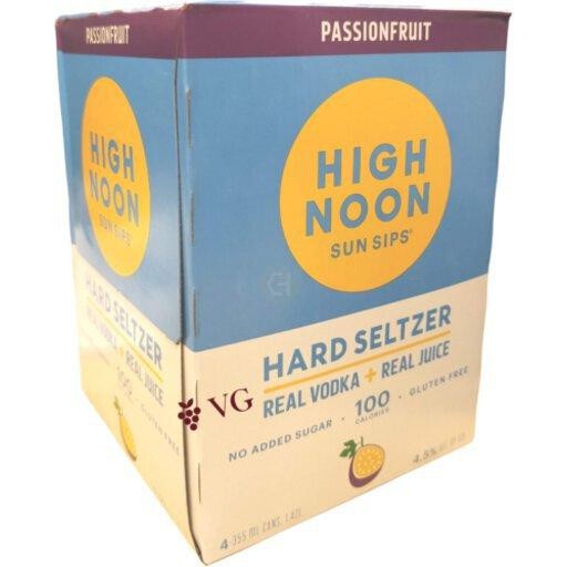 High Noon Passionfruit Vodka & Soda 335ml 4pk