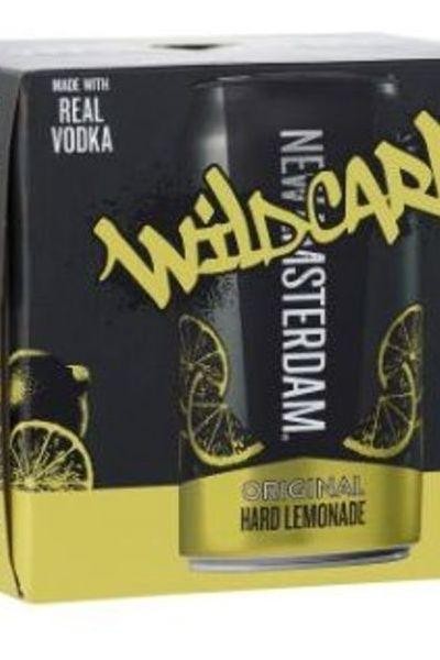 New Amsterdam Wildcard Original Hard Lemonade Flavored Vodka - 4x 355ml Cans