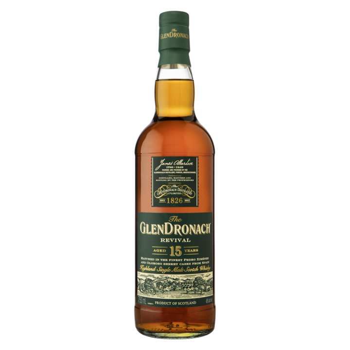 Glen Dronach 15 Year Revival Single Malt Scotch Whisky Whiskey