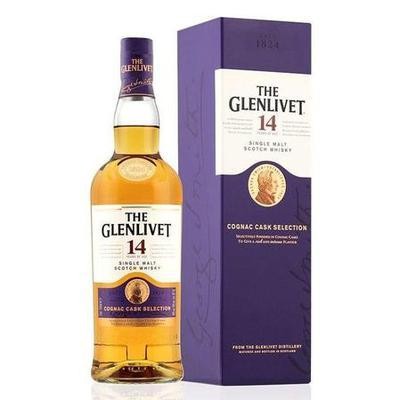 The Glenlivet Scotch Single Malt 14 Year Cognac Cask 1.00L