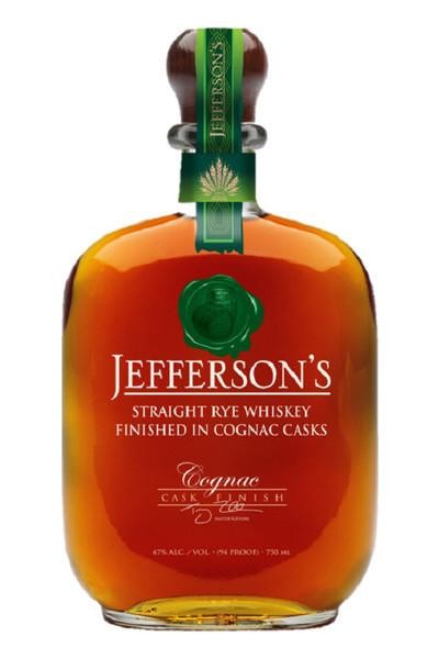 Jeffersons Cognac Cask Rye Whiskey 750ml