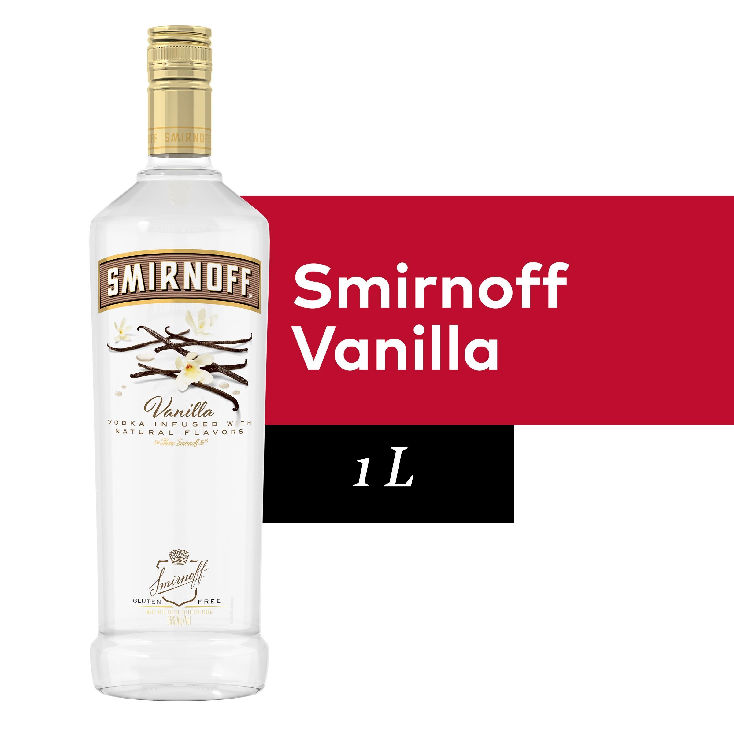 Smirnoff Vanilla Vodka 1L (70 Proof)