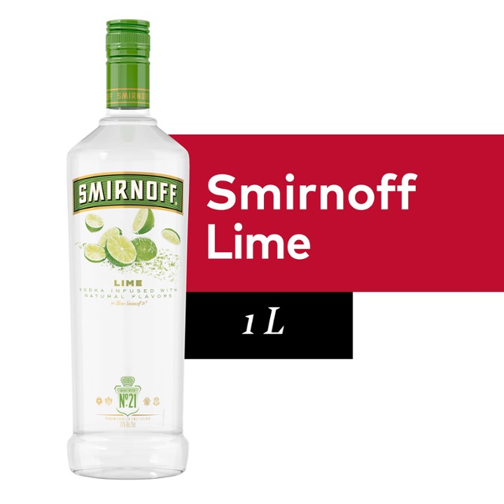 Smirnoff Vodka Lime 1.00L