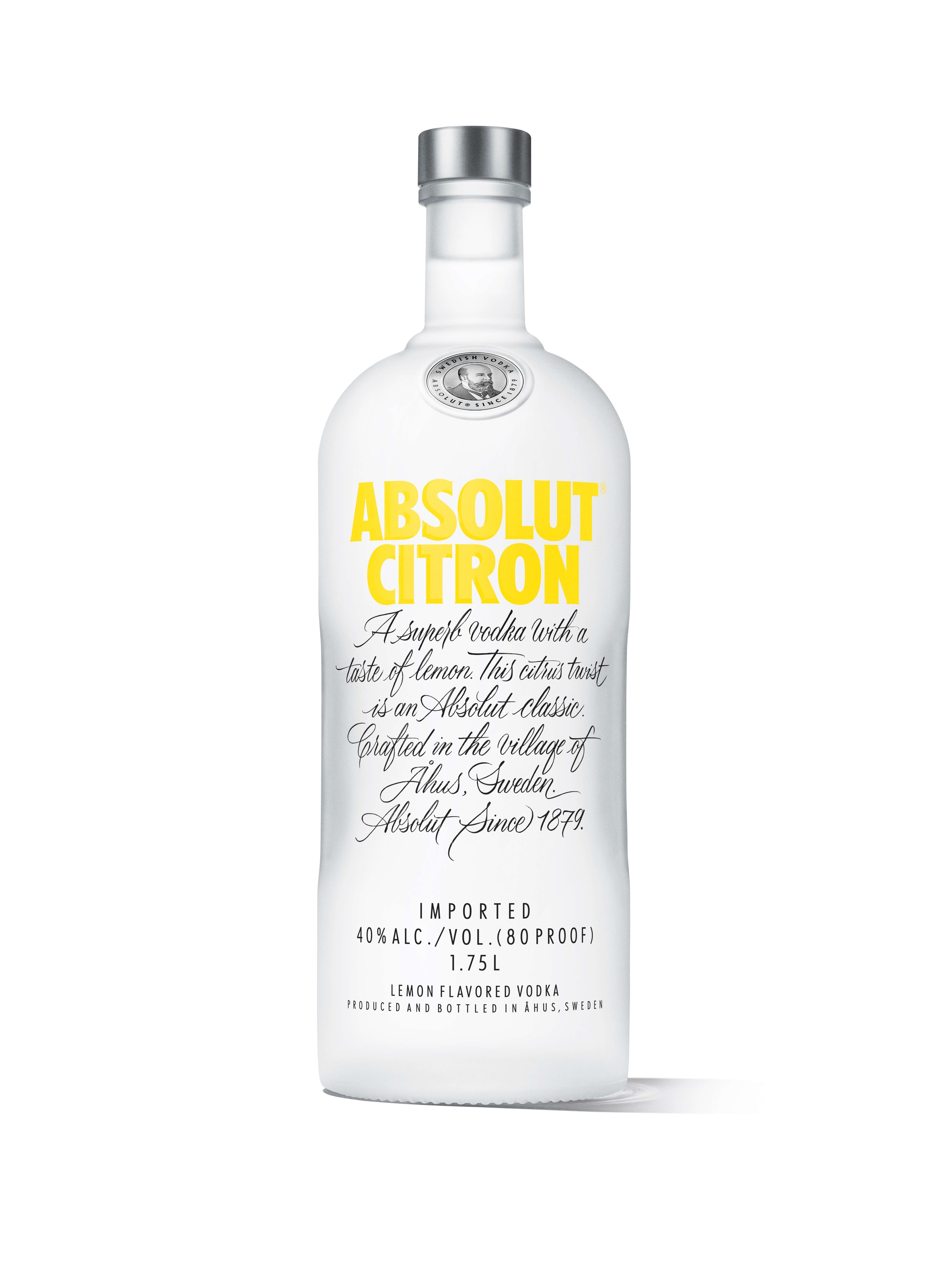 Absolut Citron Flavored Vodka 1.75L