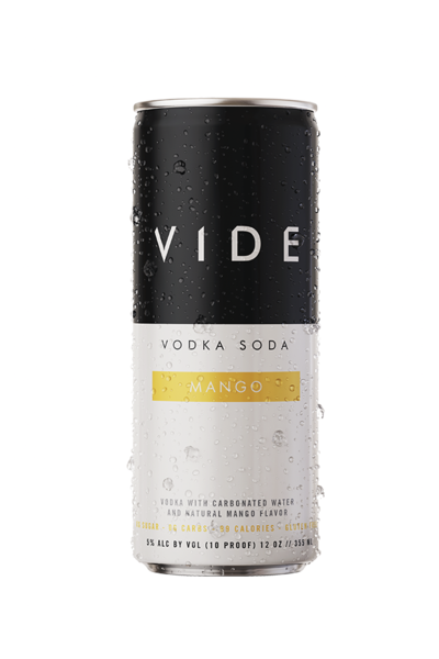 VIDE Mango Vodka Soda 4pk 12oz Can 5% ABV