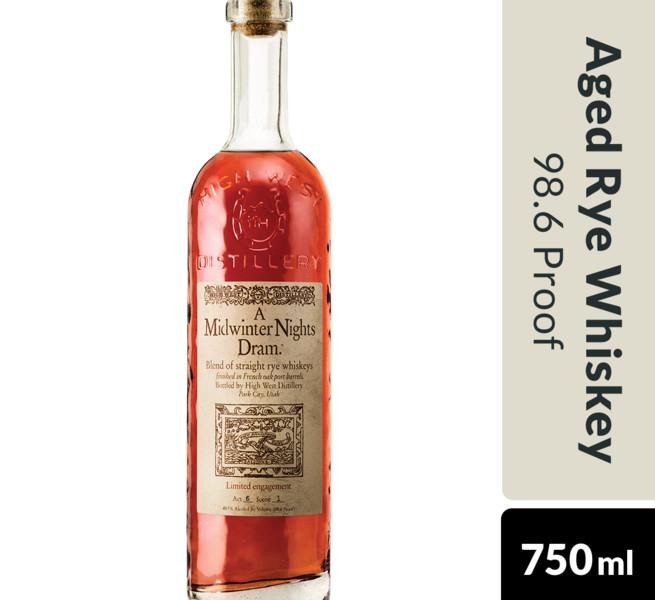 High West Distillery a Midwinter Nights Dram Rye Whiskey Whiskey